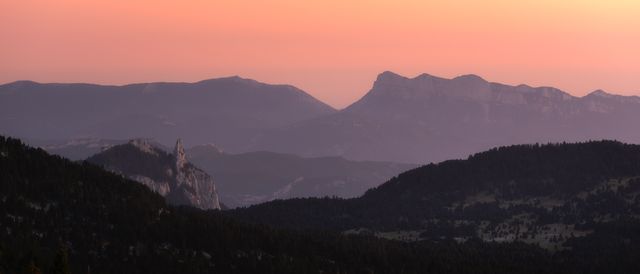 Vue sur le Diois et les 3 Becs